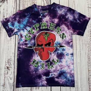 Cypress Hill Graphic Tie Dye T-Shirt Small